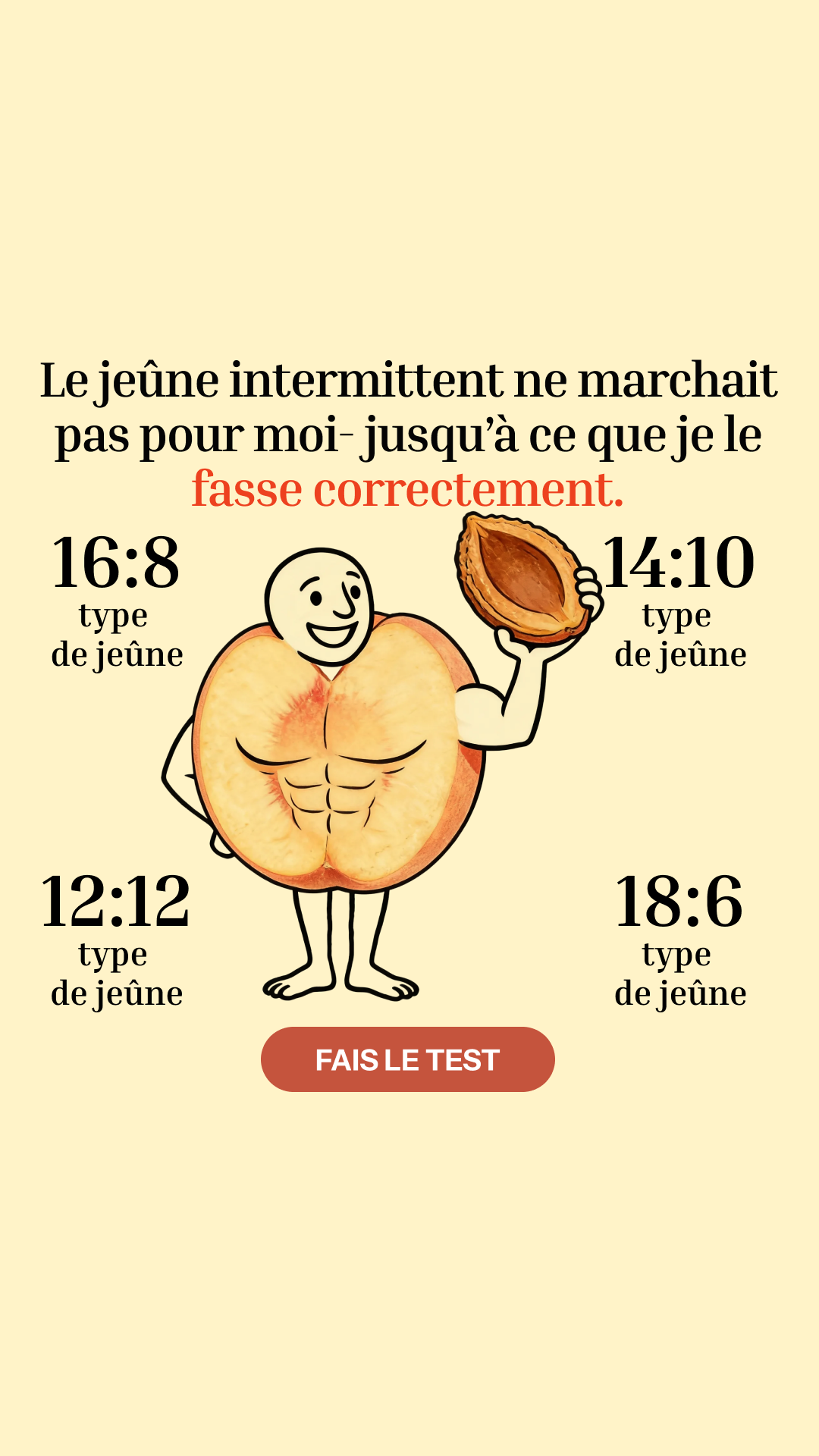 Simple Fasting App Facebook ad