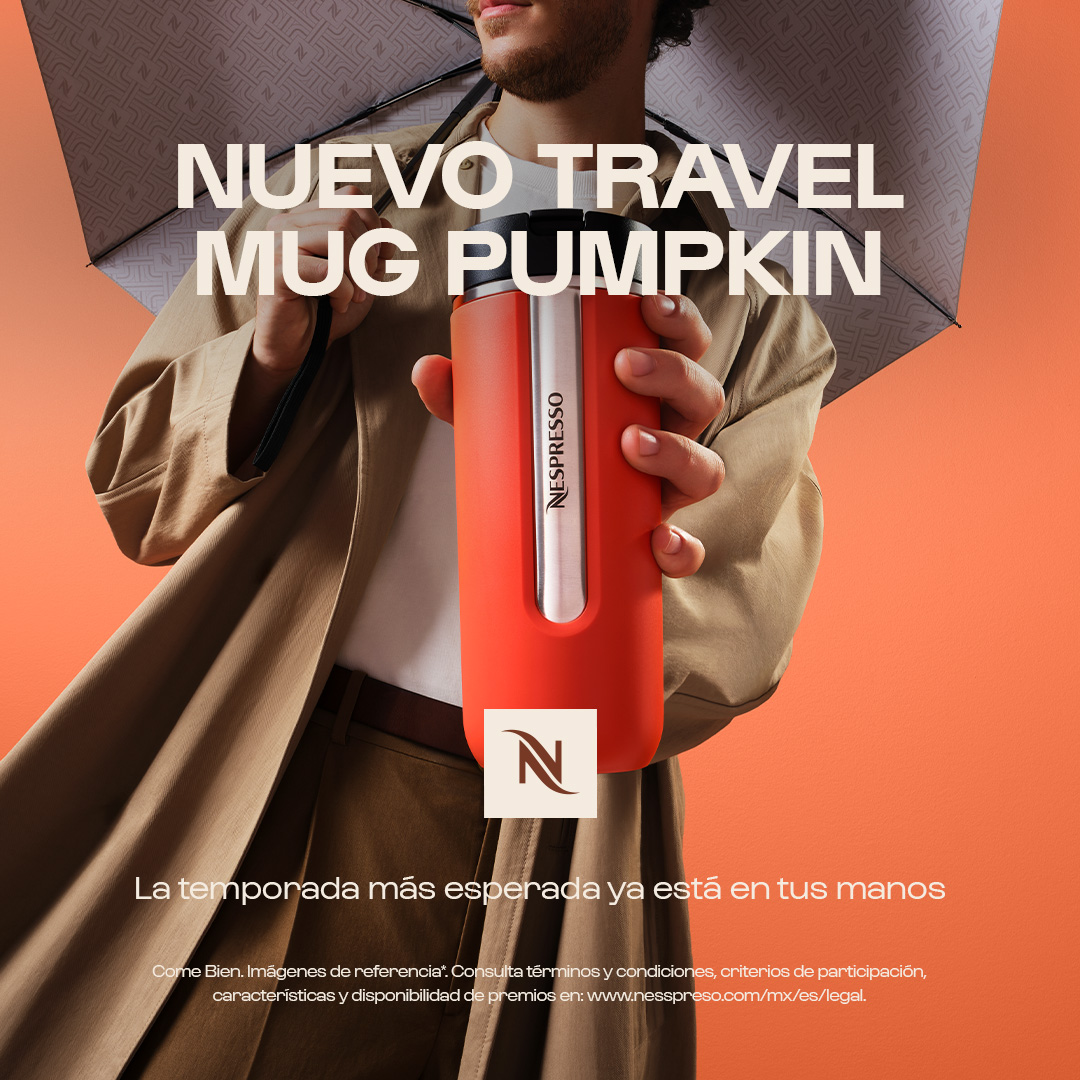 Nespresso Facebook ad: Termo Pumpkin Spice - Nespresso Mexico