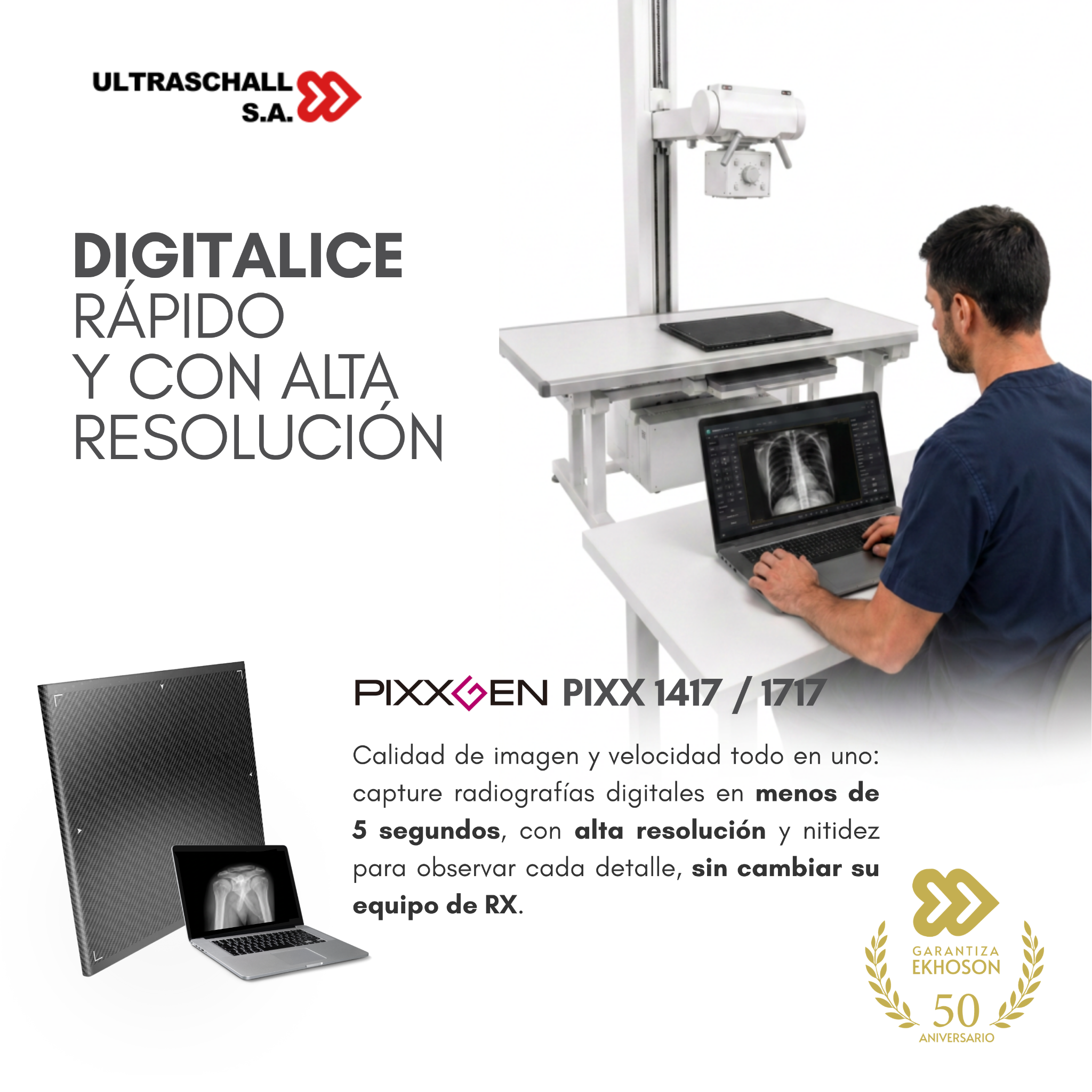 Ultraschall S.A. - Líder en equipamiento médico Facebook ad: Pida una cotización ahora