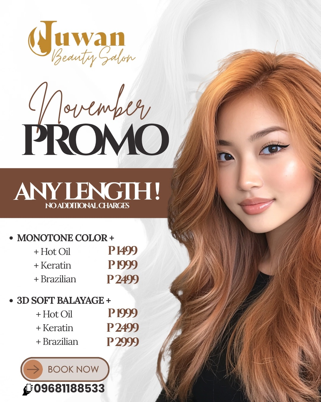Juwan Beauty Salon Facebook ad