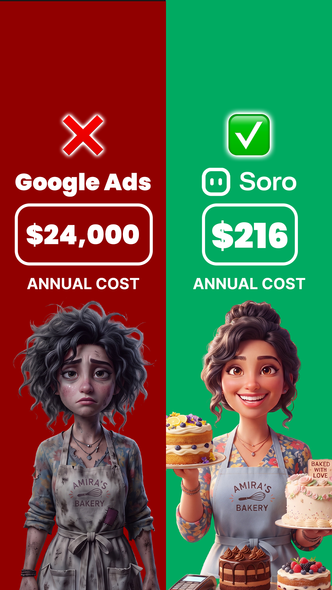 Soro SEO Facebook ad
