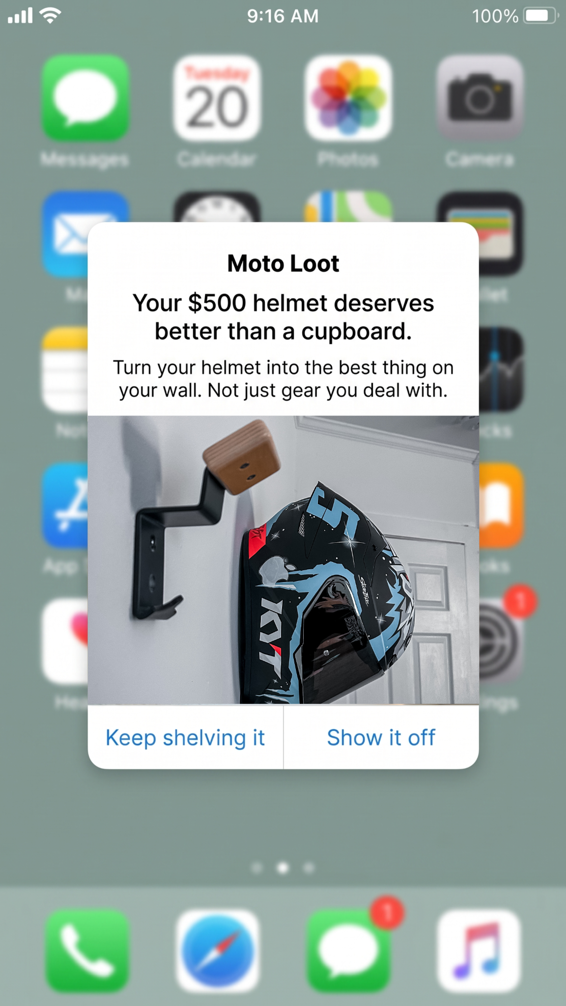 MotoLoot Facebook ad