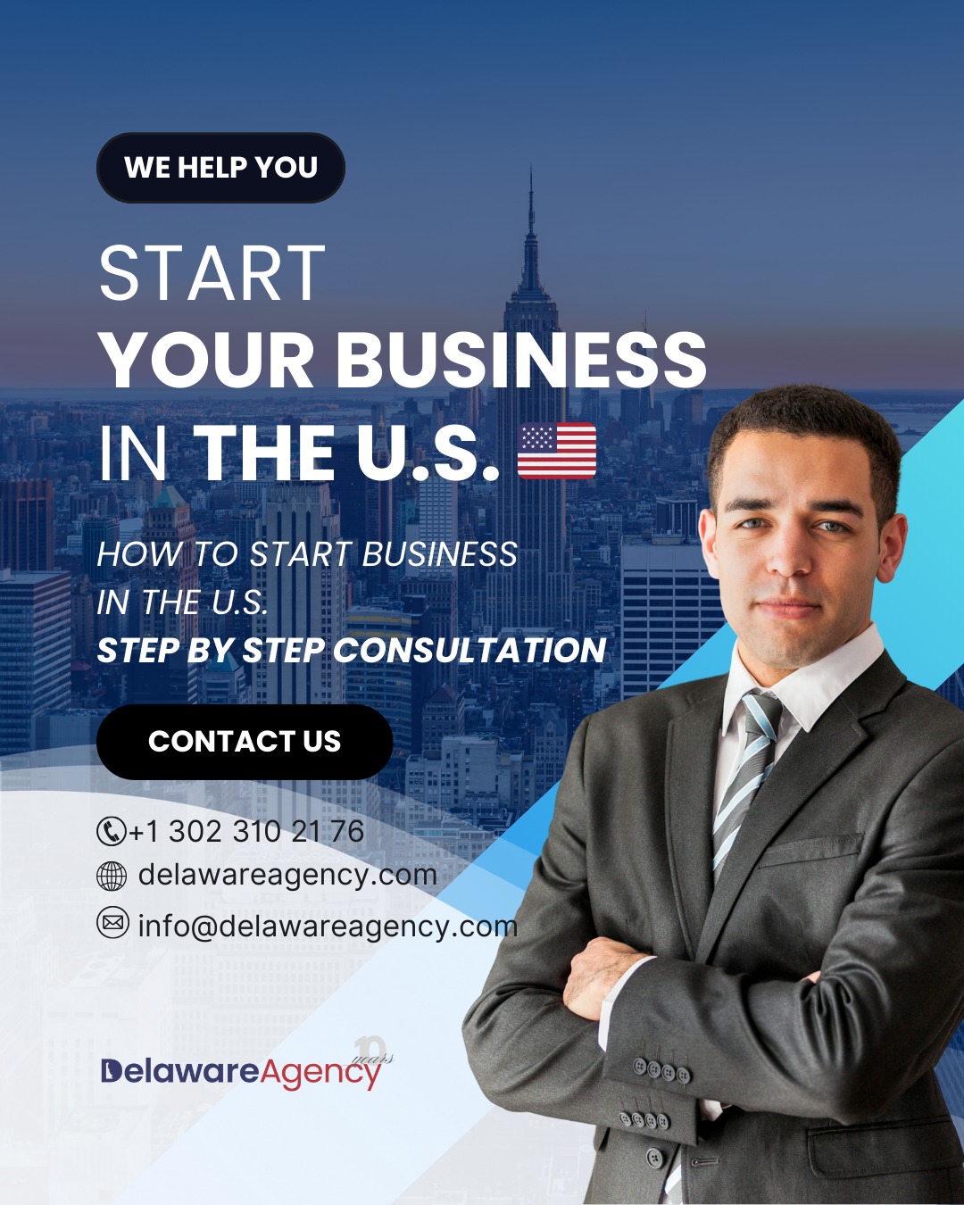 Delawareagency.com Facebook ad: Homepage