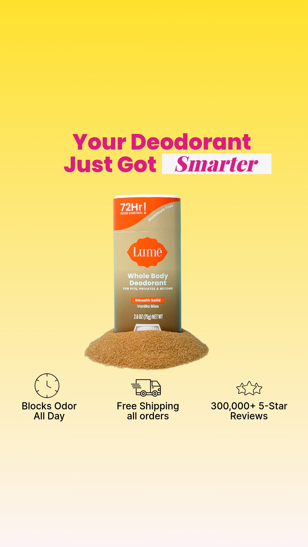 Lume Deodorant Facebook ad