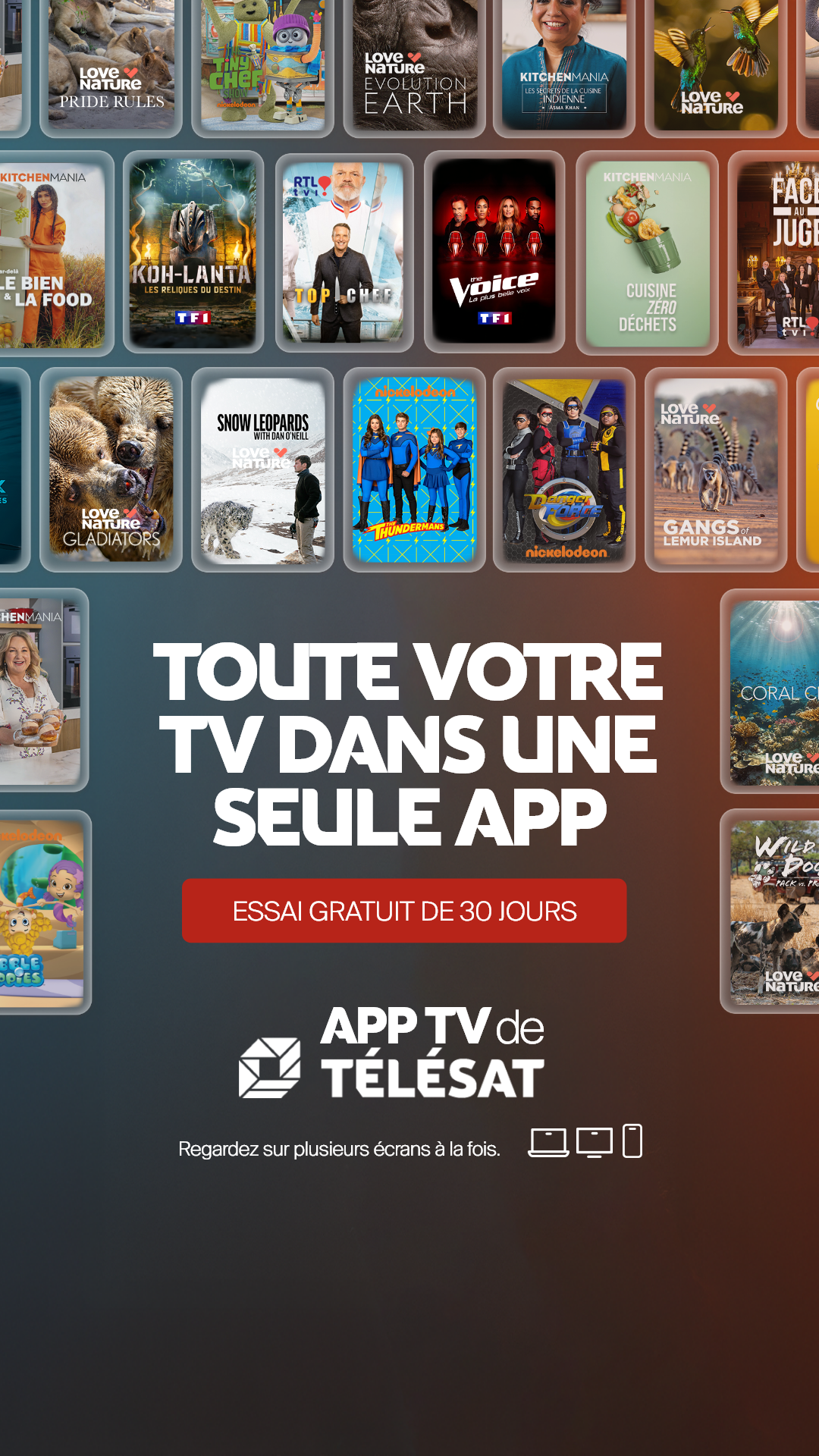 TÉLÉSAT Facebook ad from Mar 24, 2026