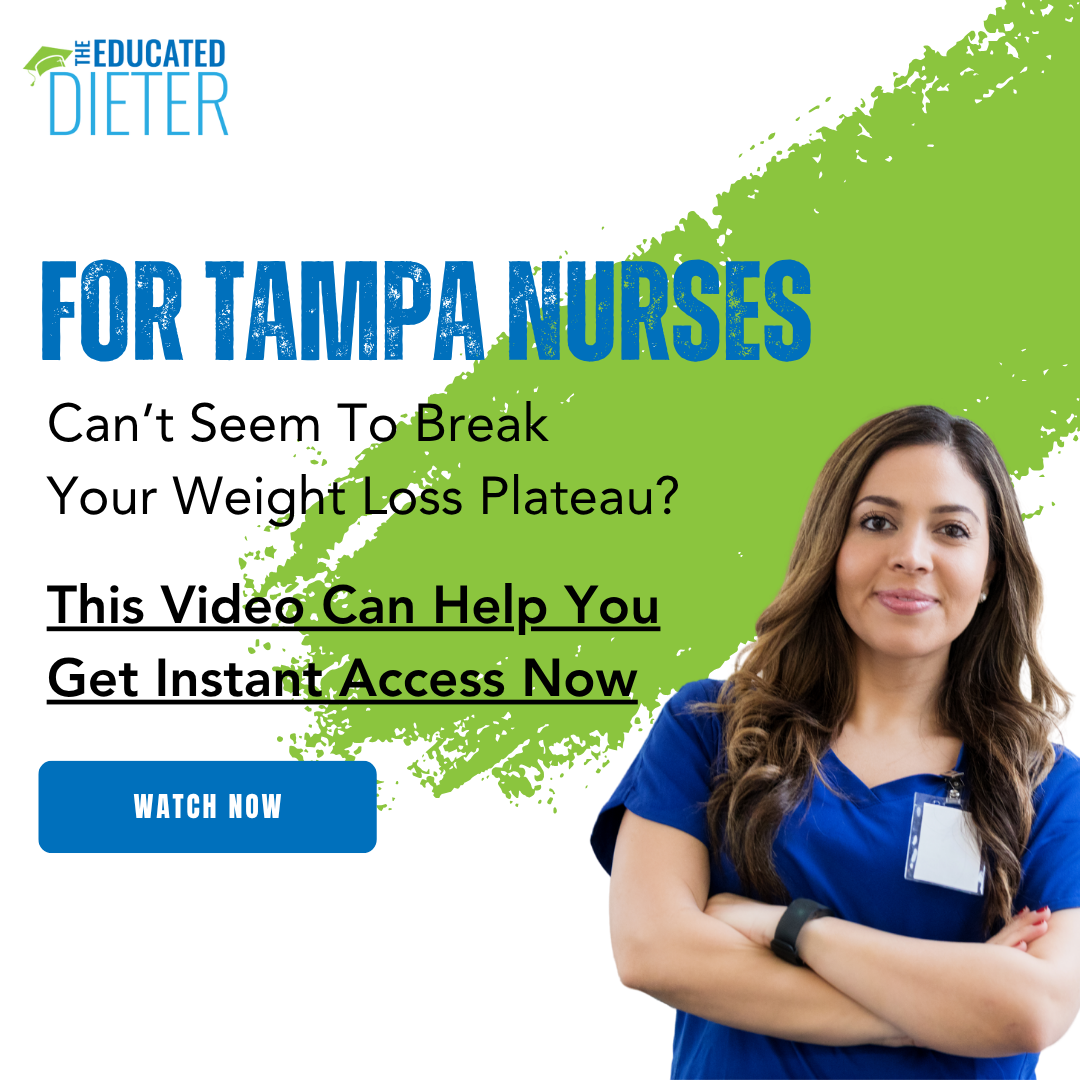 The Educated Dieter Facebook ad: Tampa Nurses Tired Of Feeling Stuck
