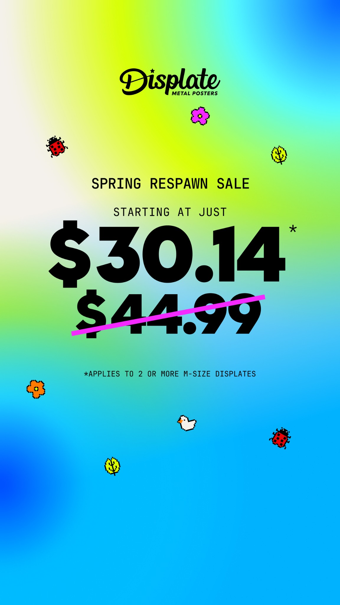 Displate Facebook ad