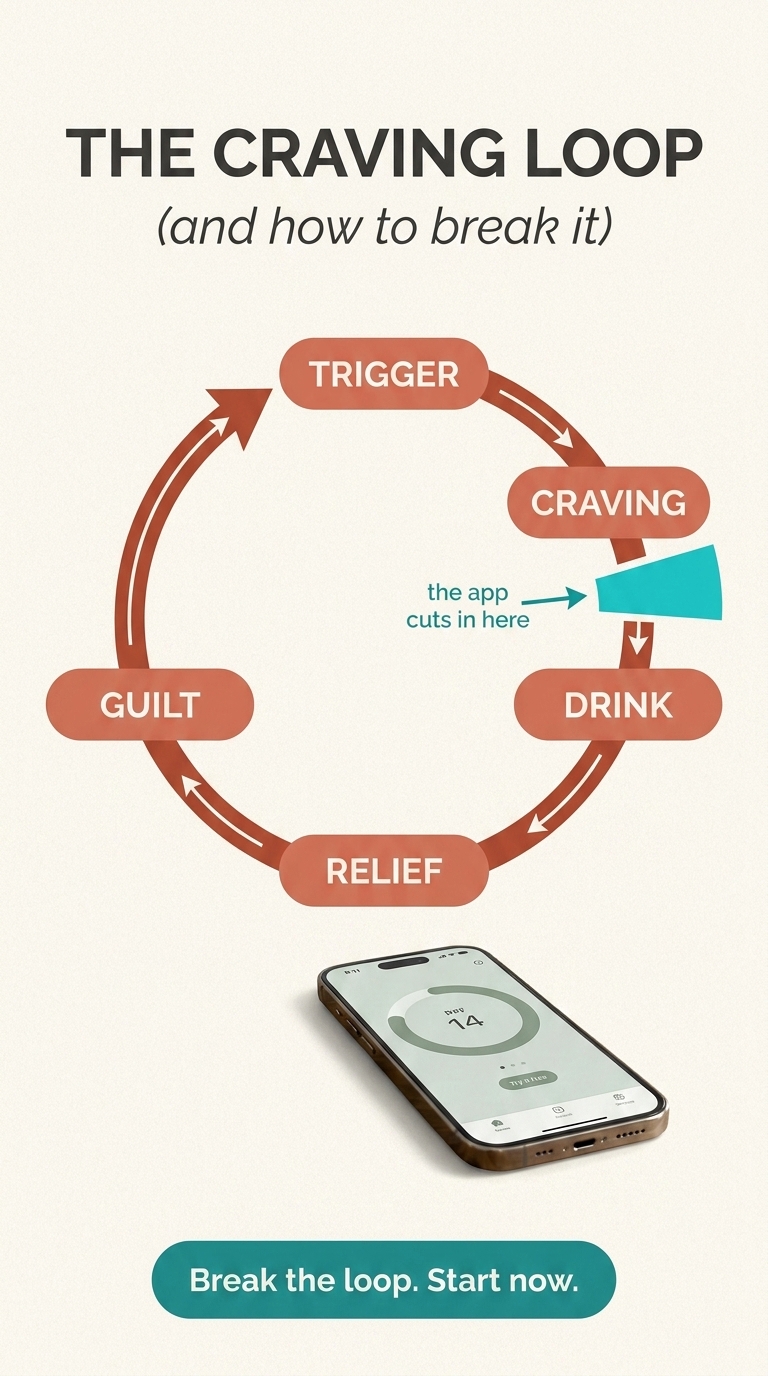Mindful Drinking Community Facebook ad