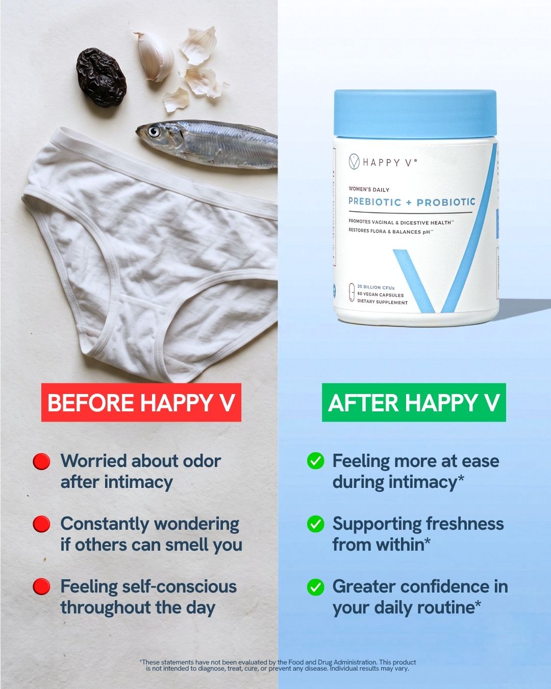 Happy V Facebook ad