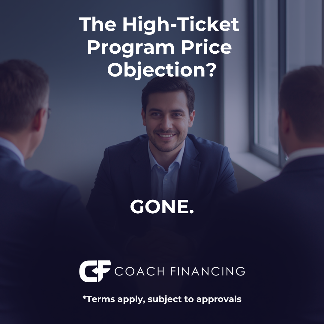 Coach Financing Facebook ad