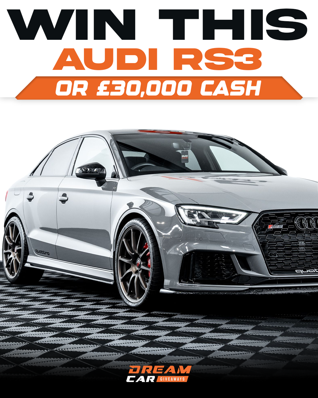 Dream Car Giveaways Facebook ad