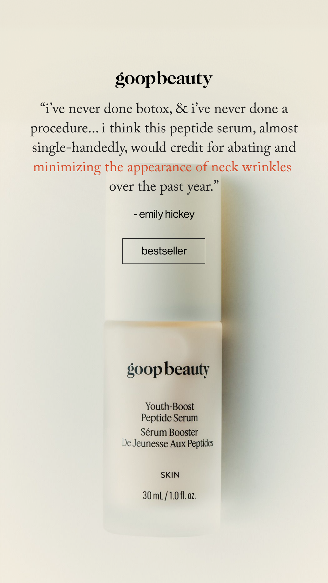 goop Facebook ad