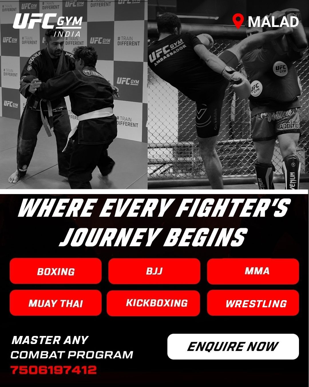 UFC GYM Malad Facebook ad: Your Fighter’s Journey Starts Here