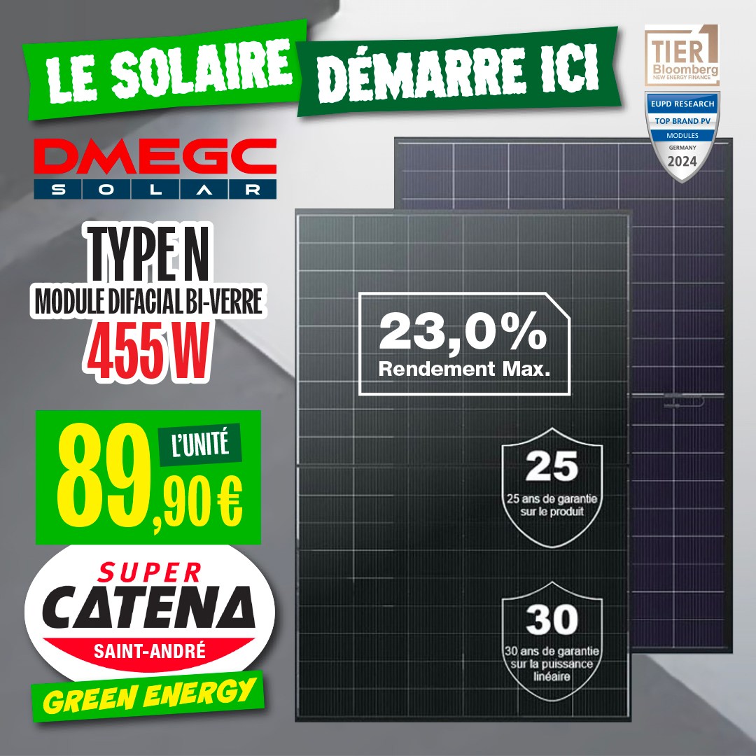Super Catena Green Energy Facebook ad: ๐๐,๐๐โฌ ๐ฅ๐ ๐ฉ๐๐ง๐ง๐๐๐ฎ ๐ฌ๐จ๐ฅ๐๐ข๐ซ๐ 455Wโฆ le bonโฆ
