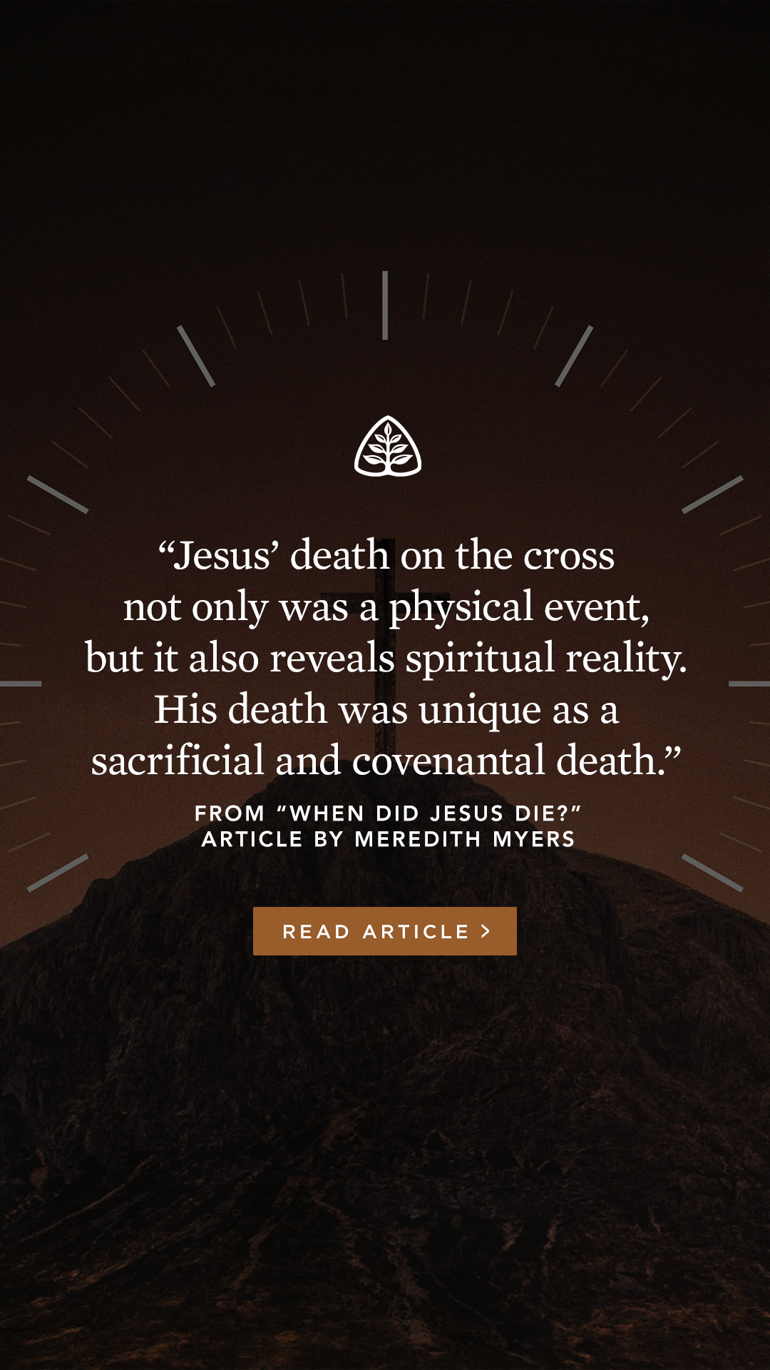 Ligonier Ministries Facebook ad