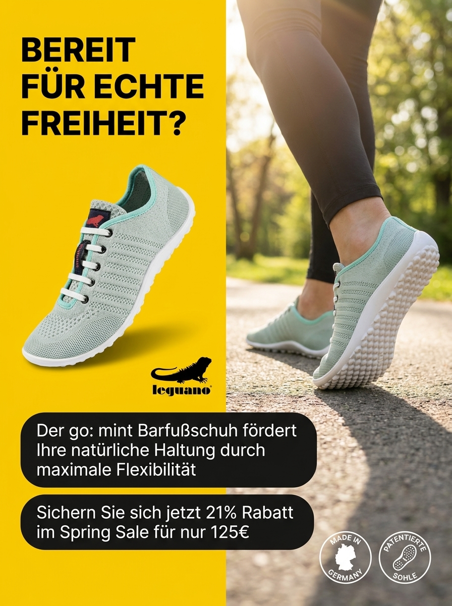 leguano Barfußschuhe Facebook ad