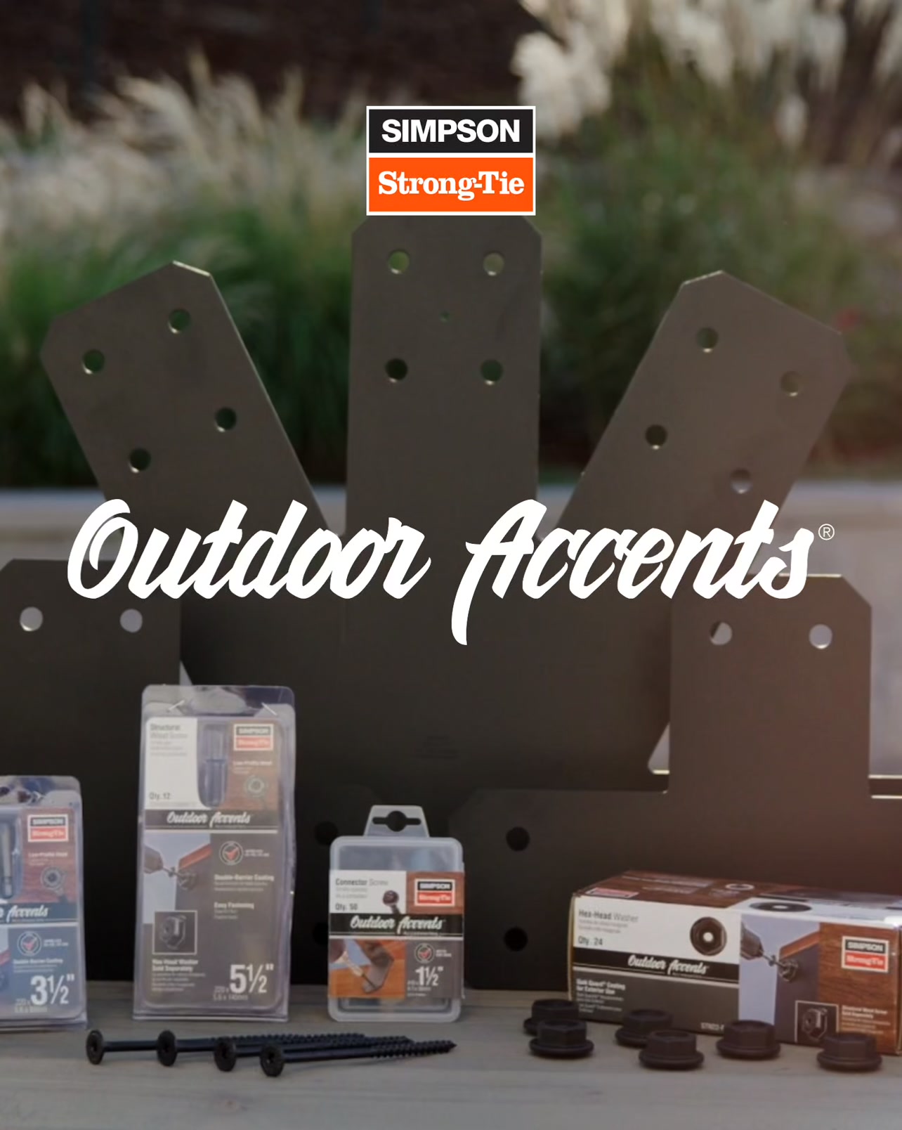 Simpson Strong-Tie Facebook ad: Outdoor Accents Decorative Hardware