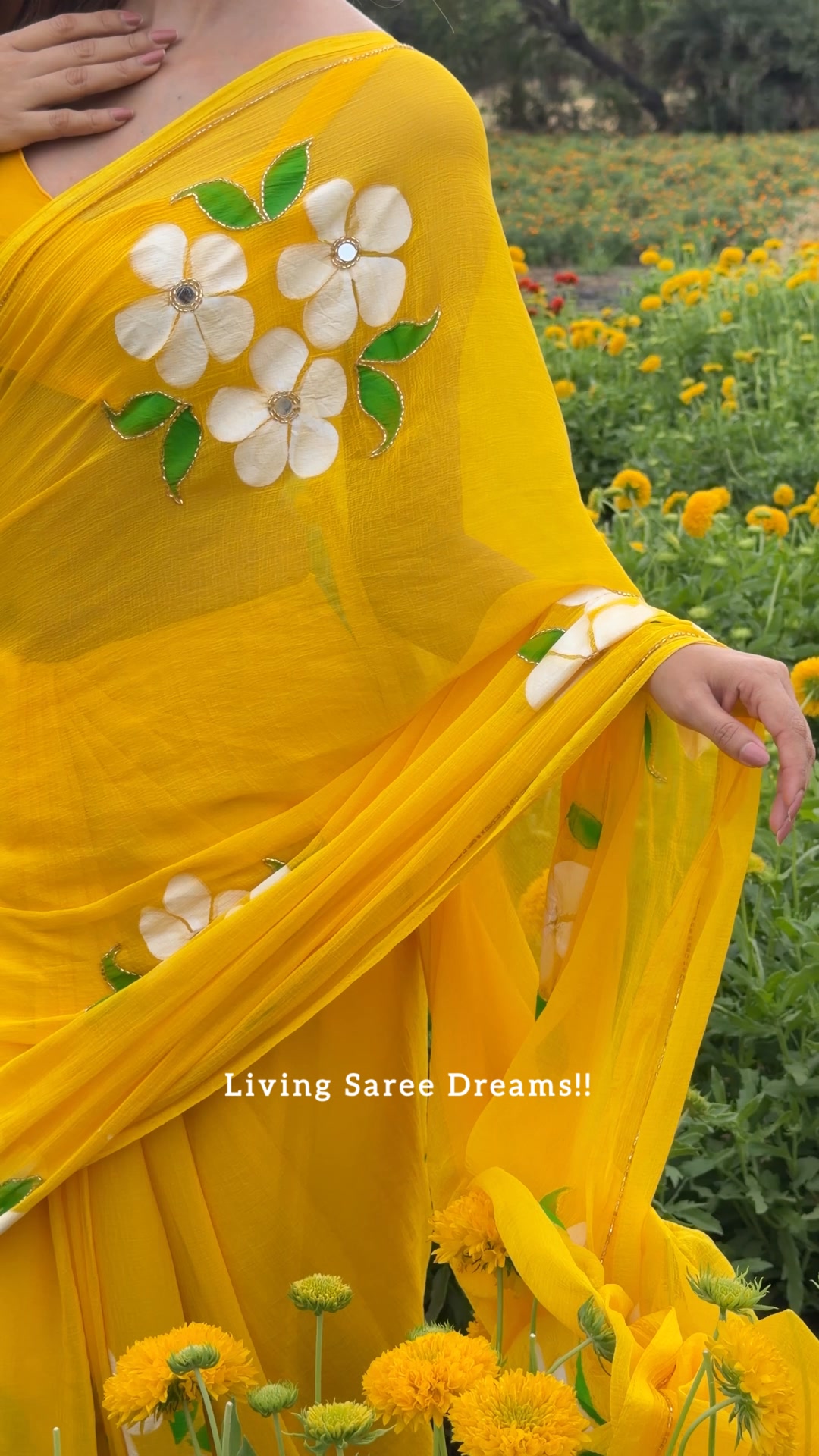 Housesuhi Facebook ad: Sunflower Dreams & Magical Prints: Handpainted Yellow…