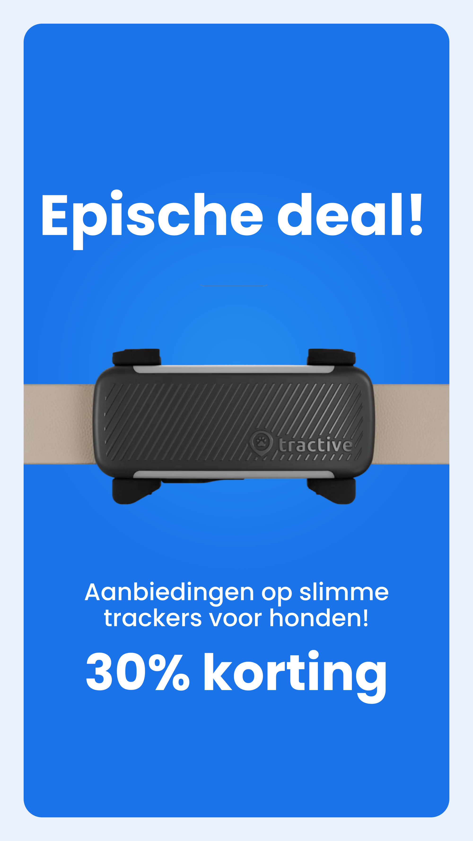 Tractive Facebook ad