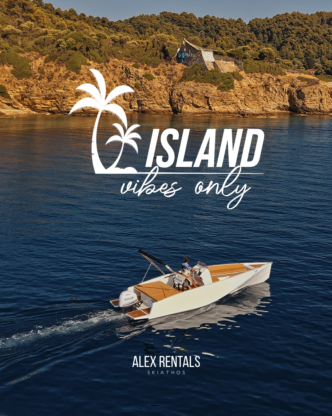 Alex Rentals Skiathos Facebook ad: Alex Rental Skiathos, Premium Speedboat Rental in Skiathos