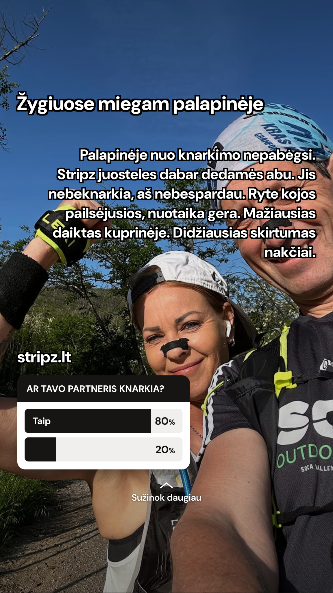 Stripz Facebook ad