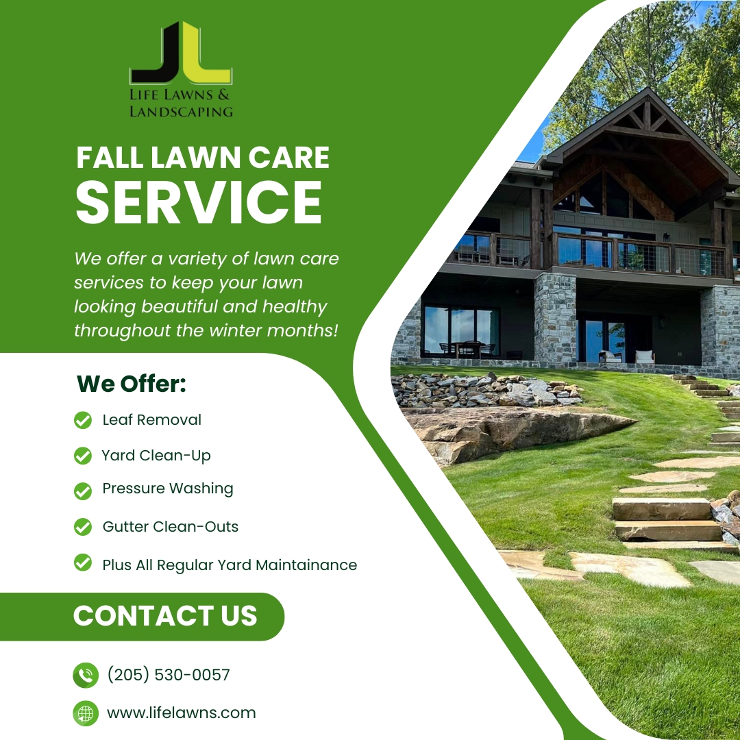 Life Lawns and Landscaping Facebook ad: At Life Lawns and Landscaping, we bring life…