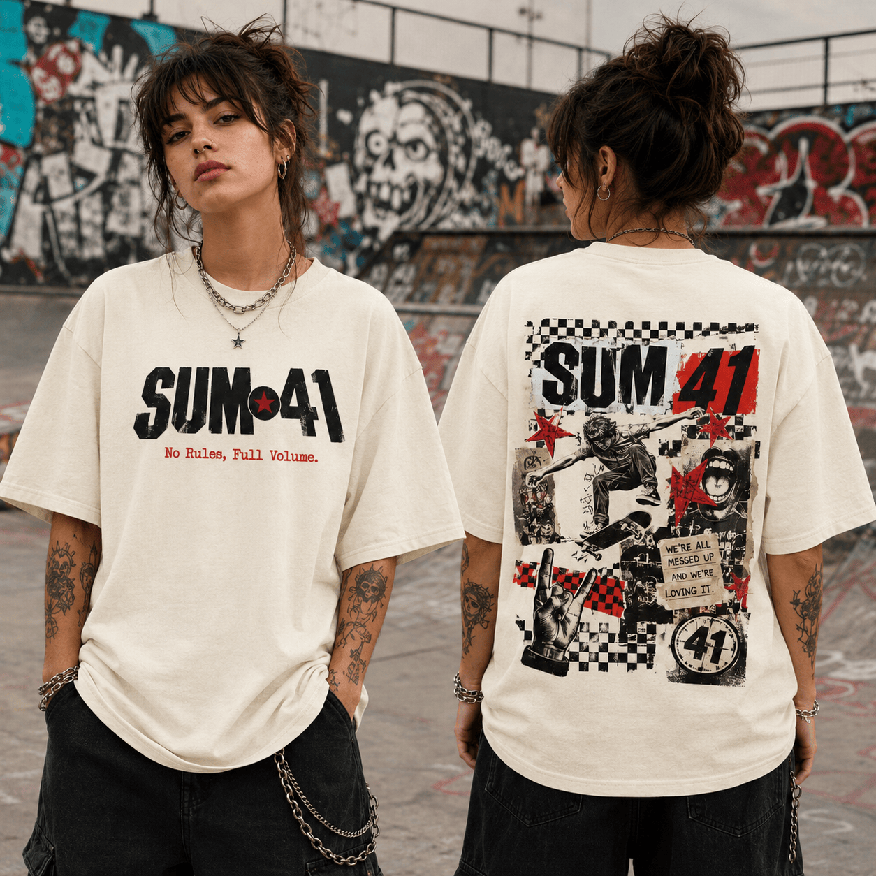 Starlight Club Facebook ad: Punk Skate Streetwear Tee