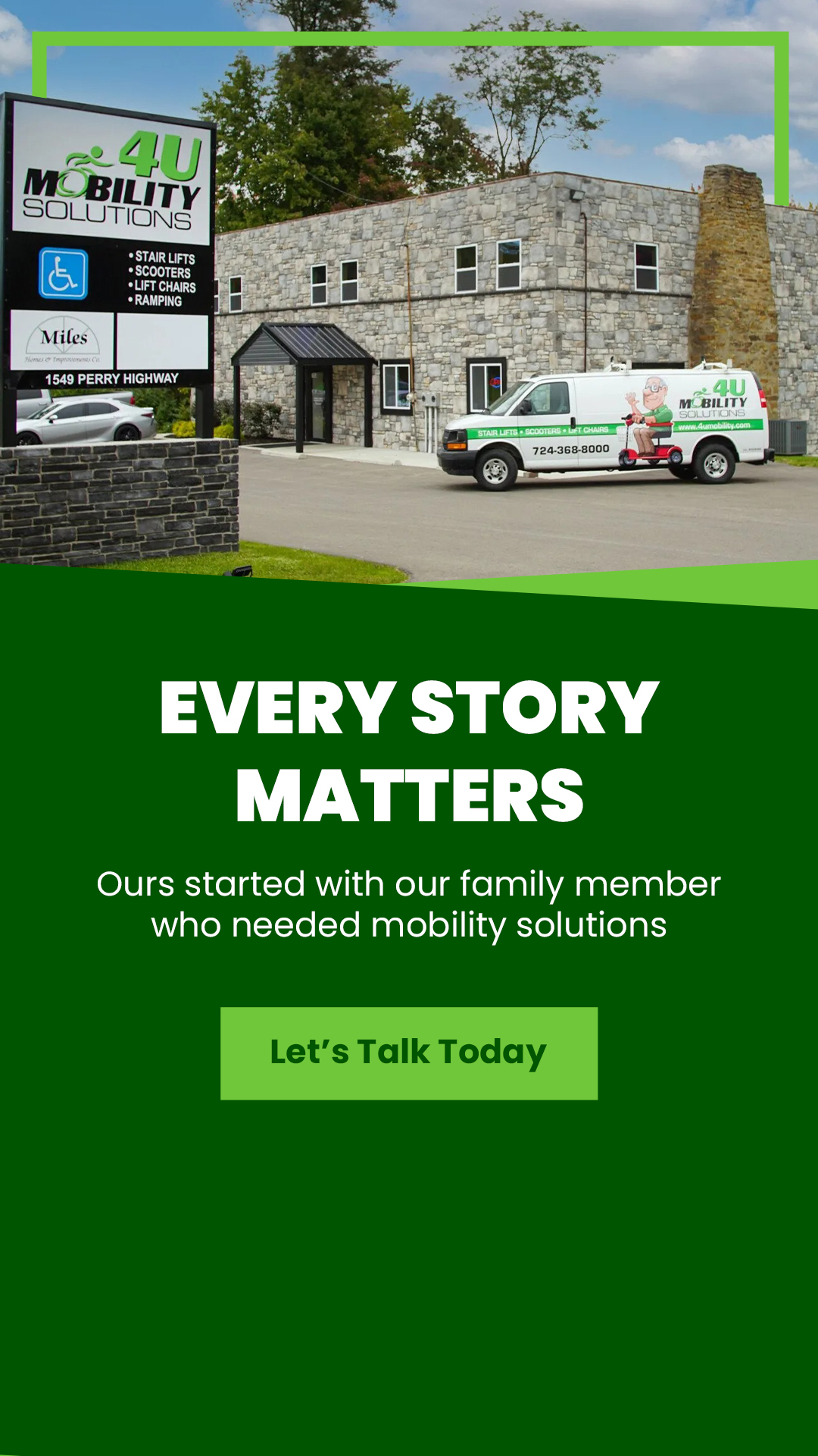 4U Mobility Solutions Facebook ad from Oct 15, 2025