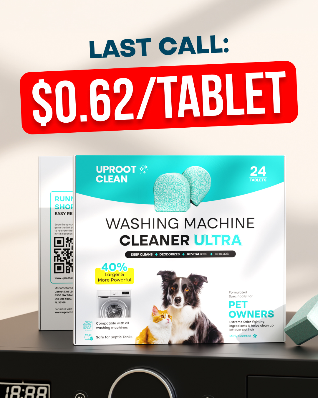 Uproot Clean Facebook ad