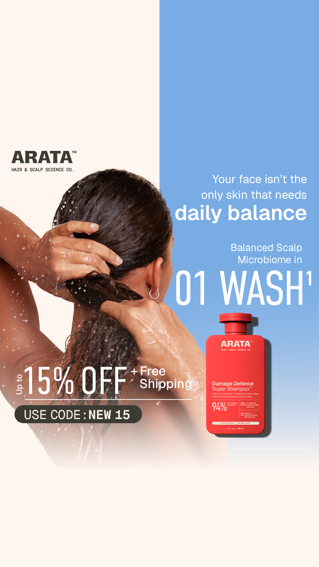  Arata Hair Care Facebook ad