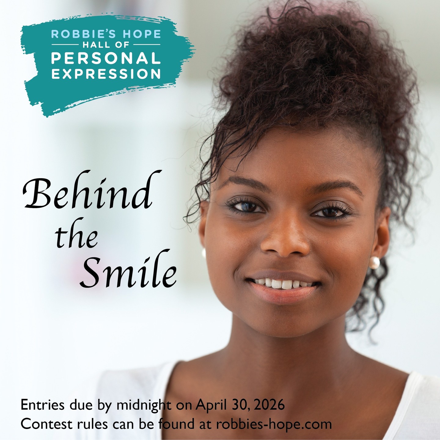 Robbie's Hope Facebook ad: Behind the Smile⠀