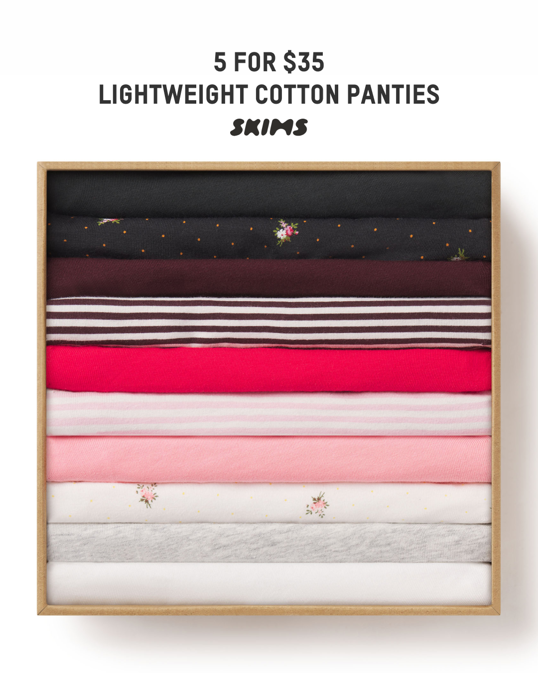 SKIMS Facebook ad: SKIMS Lightweight Cotton