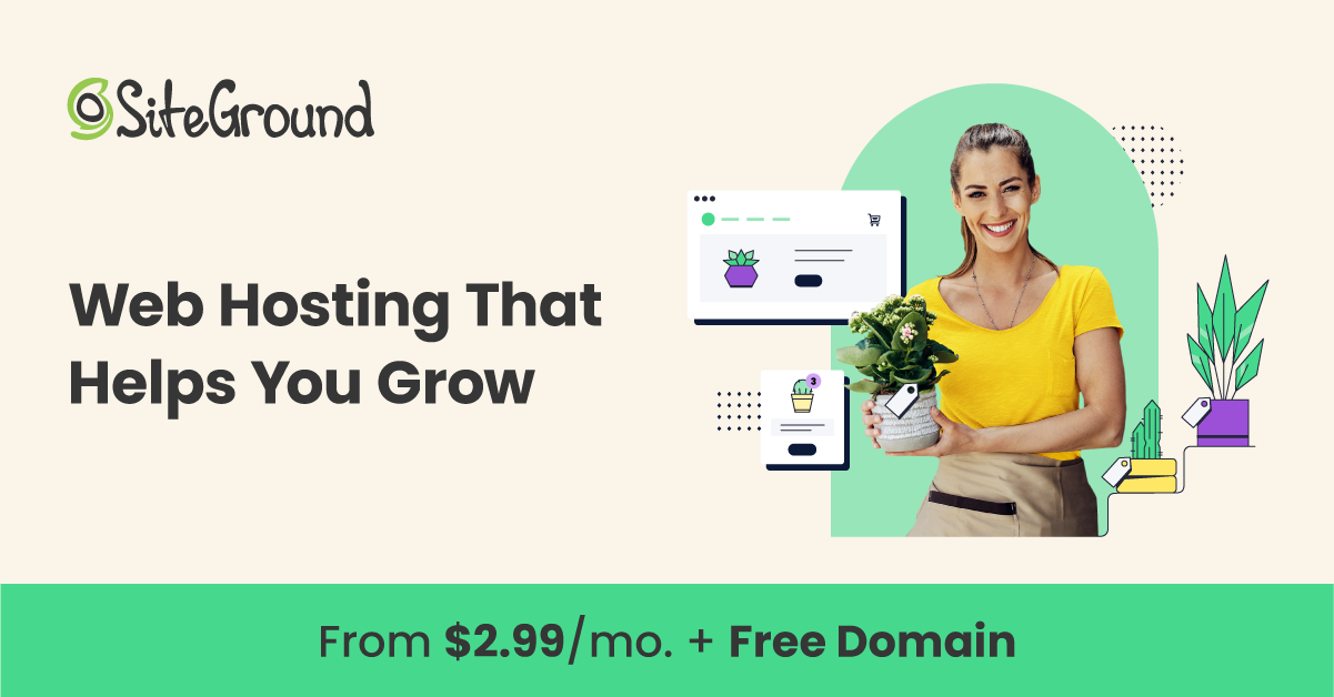 SiteGround Facebook ad