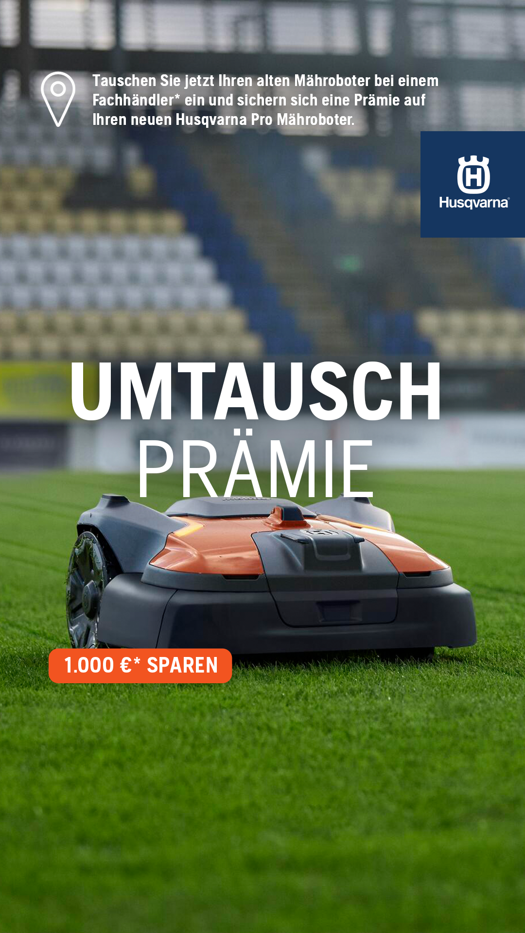 Husqvarna Facebook ad: Wechseln lohnt sich!