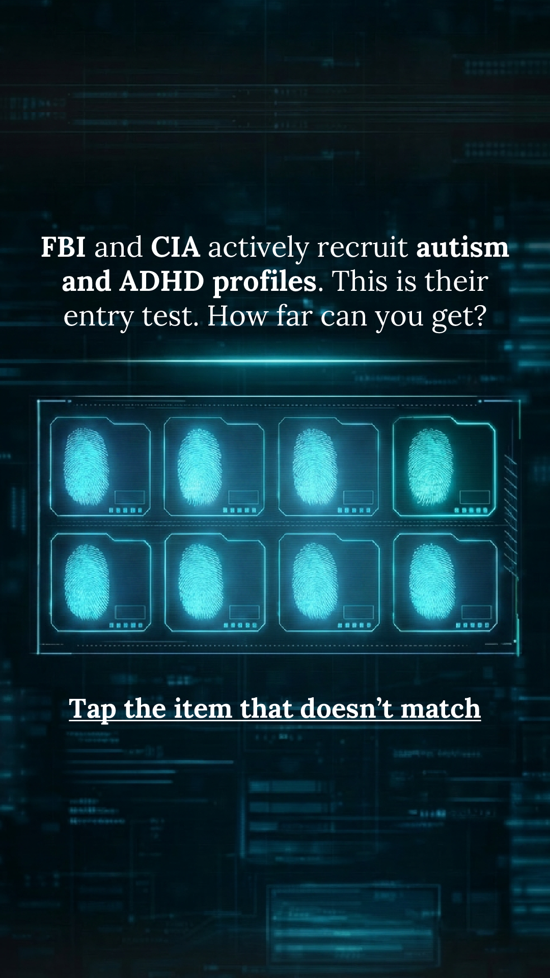Brain Health Check Facebook ad