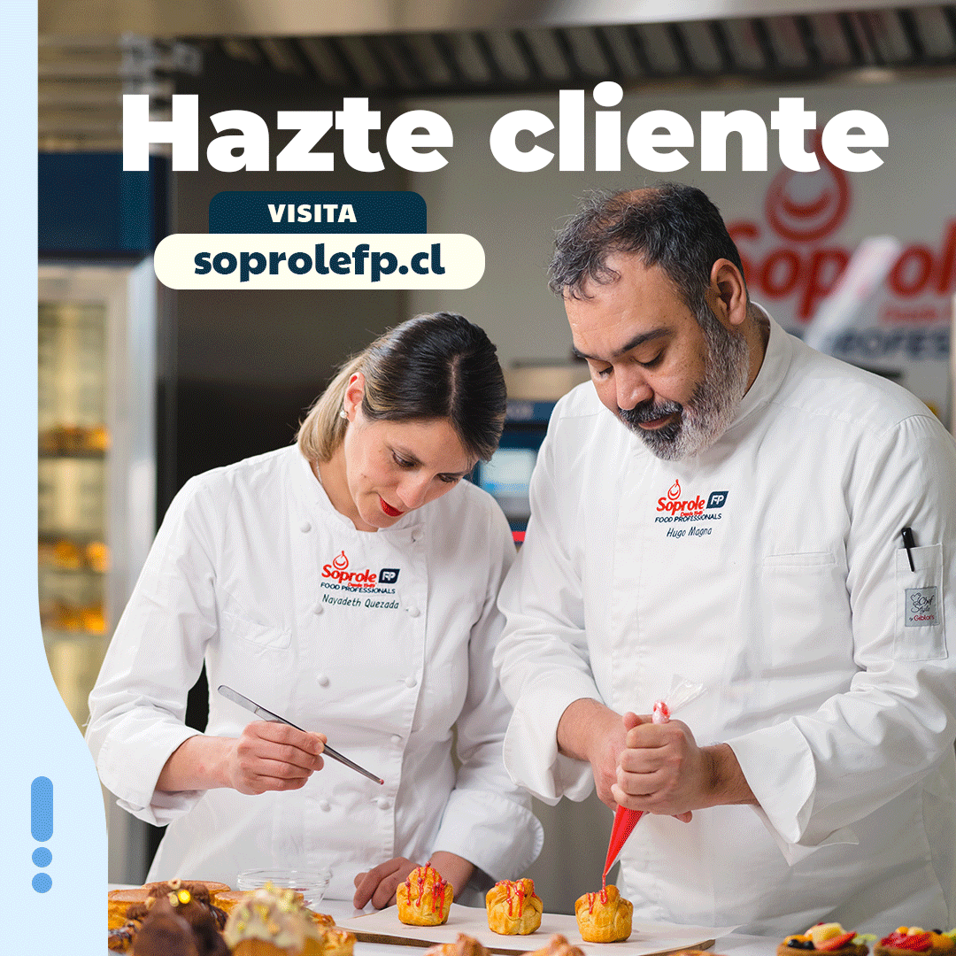 Soprole Food Professionals Facebook ad: Si trabajas en pastelería, panadería o gastronomía, este…