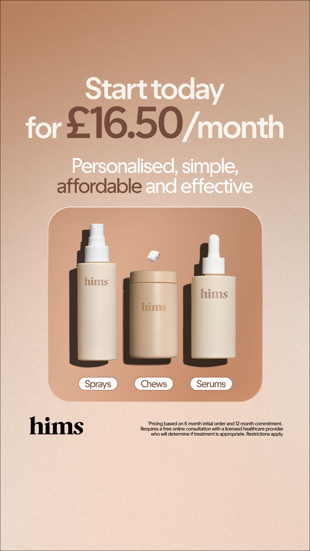 hims Facebook ad