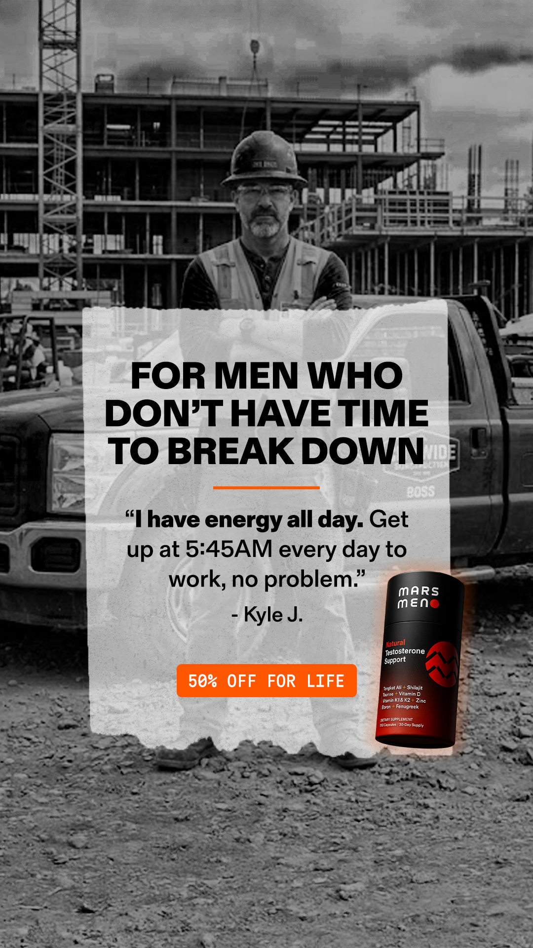 Mars Men Facebook ad