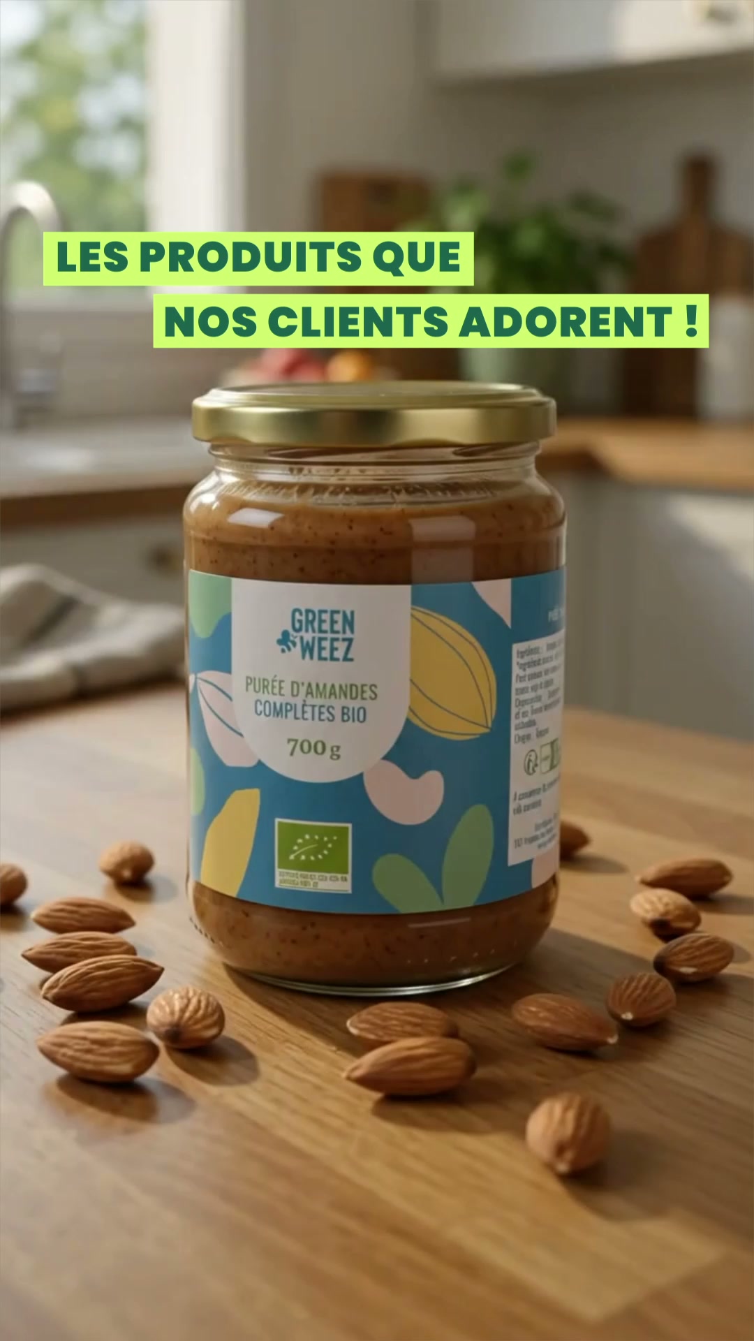 Greenweez.com Facebook ad: Le bio, au juste prix.