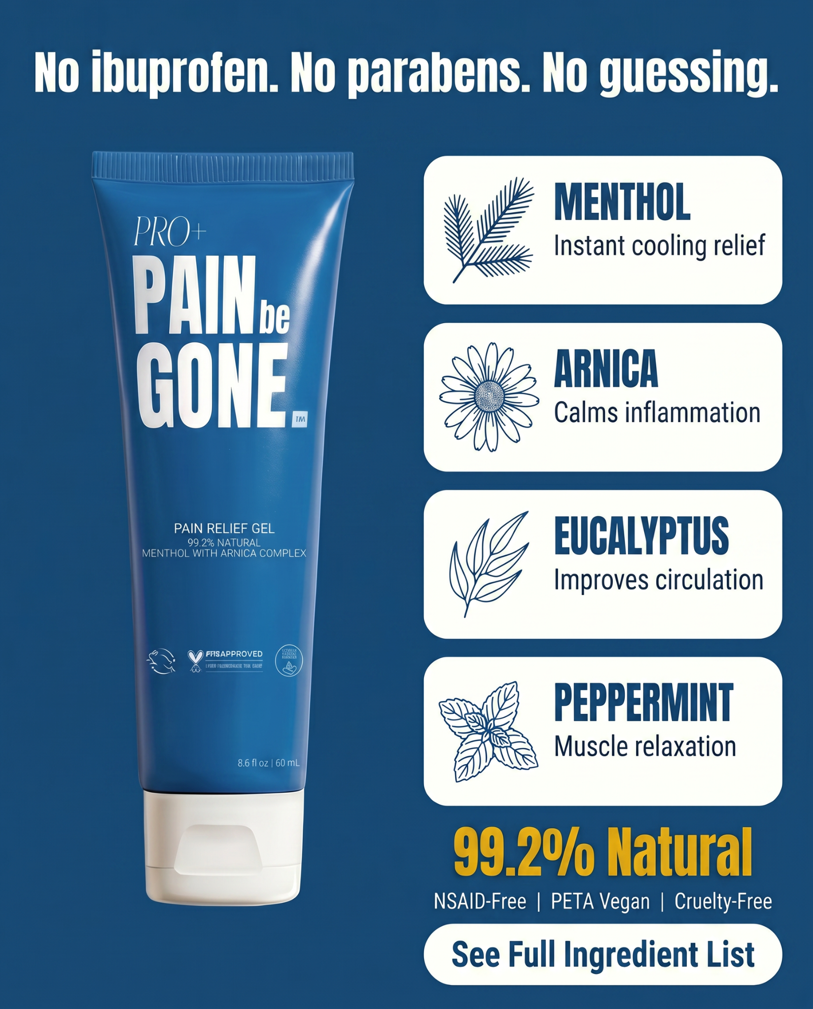 Pain Be Gone Pro Facebook ad