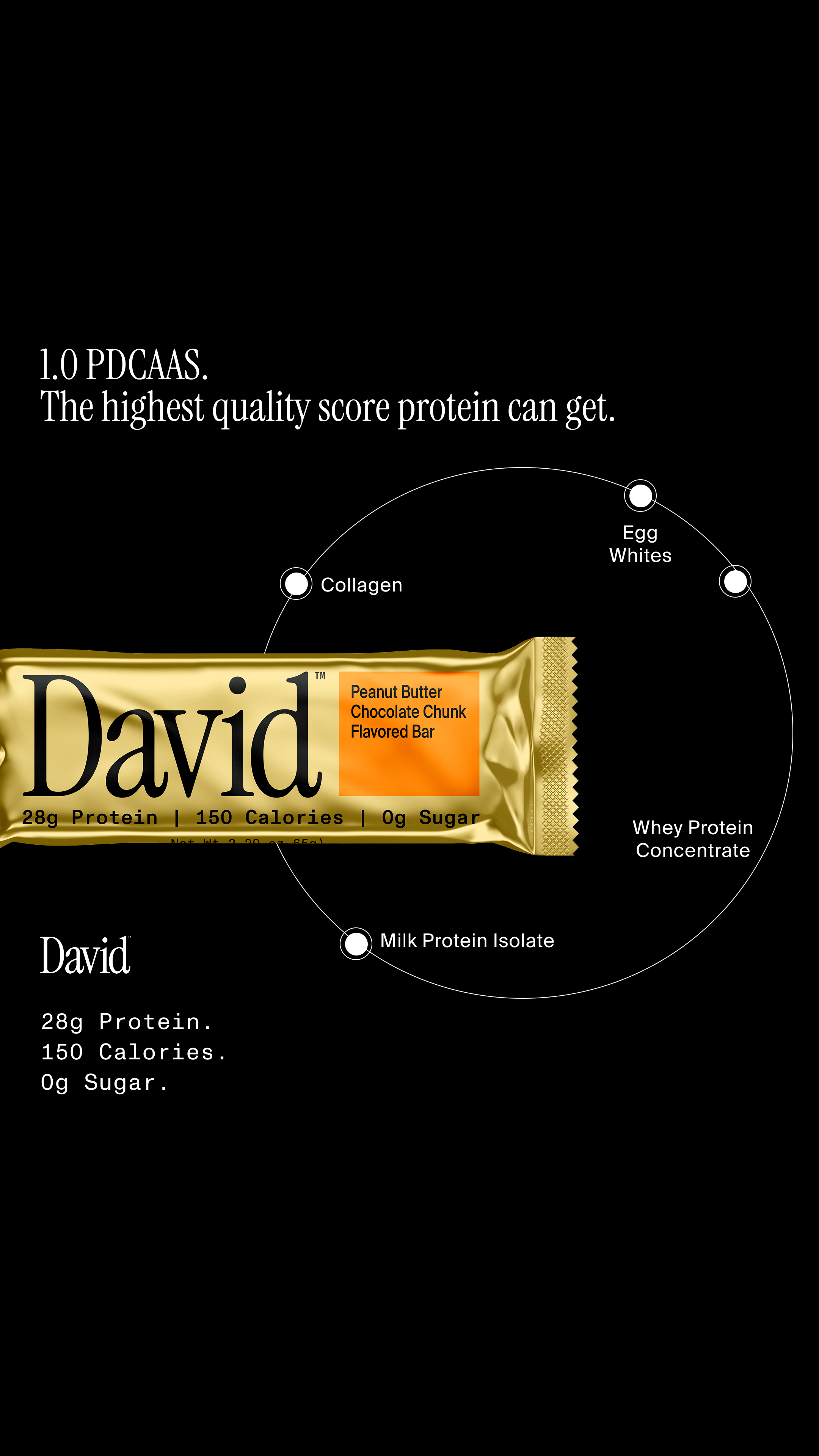 David Protein Facebook ad