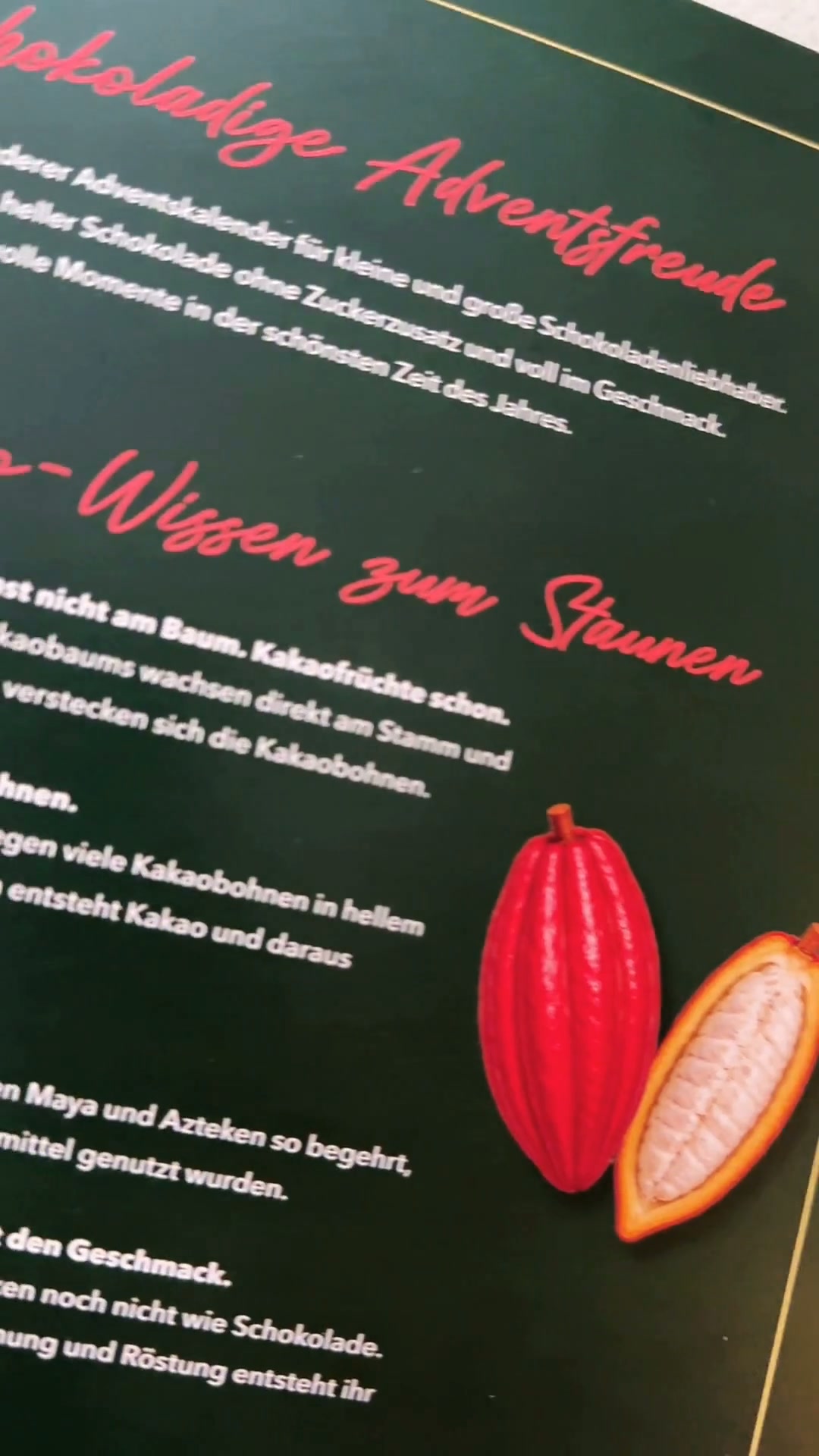 Rausch Schokoladenhaus Facebook ad: Die Vorfreude beginnt.