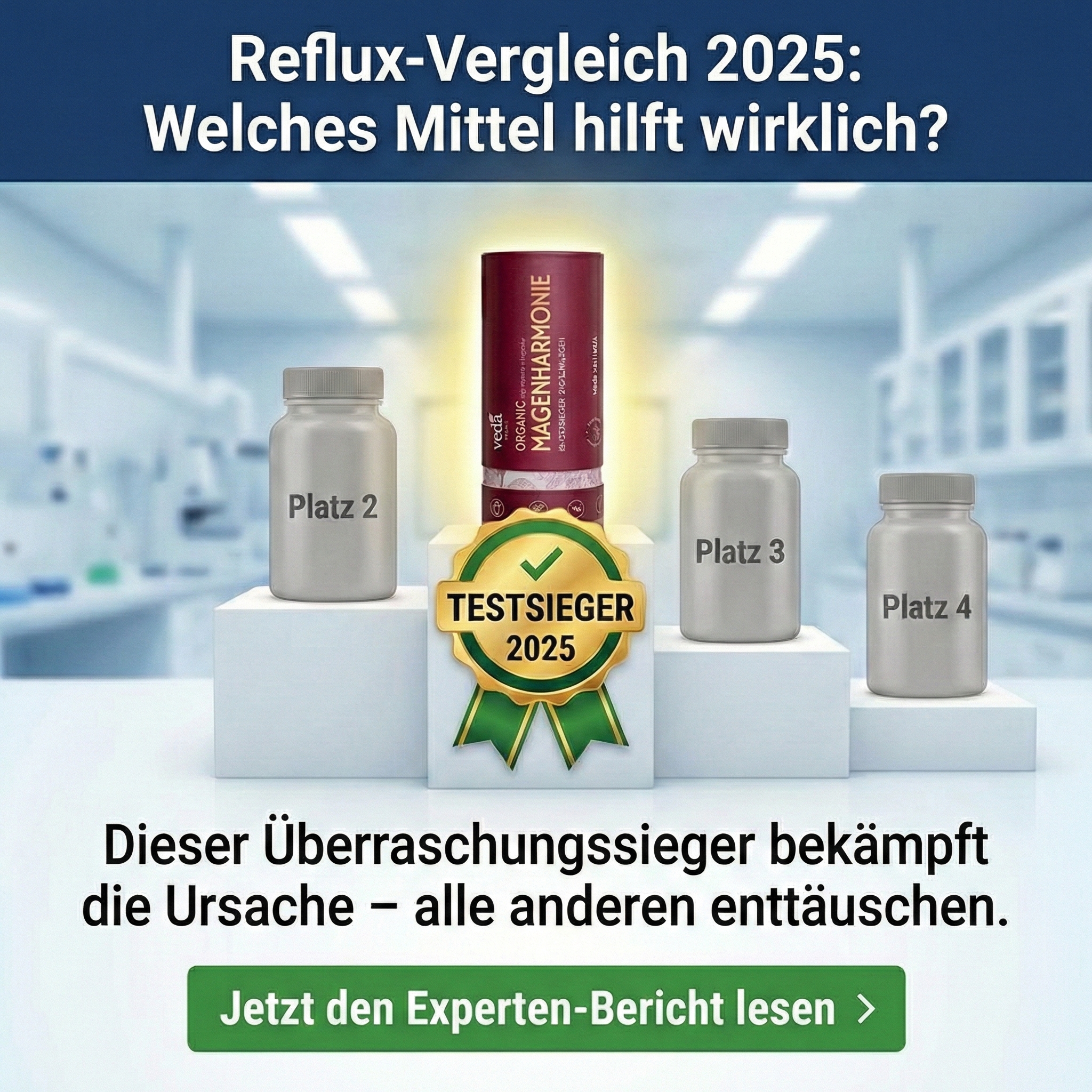 Magen Vergleich Facebook ad: Sodbrennen besiegen: Der Testsieger 2025
