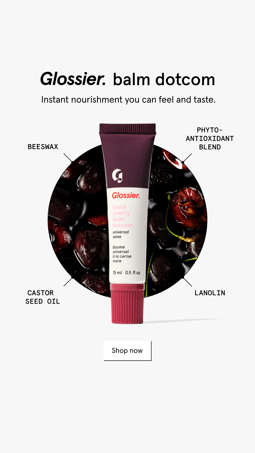 Glossier Facebook ad