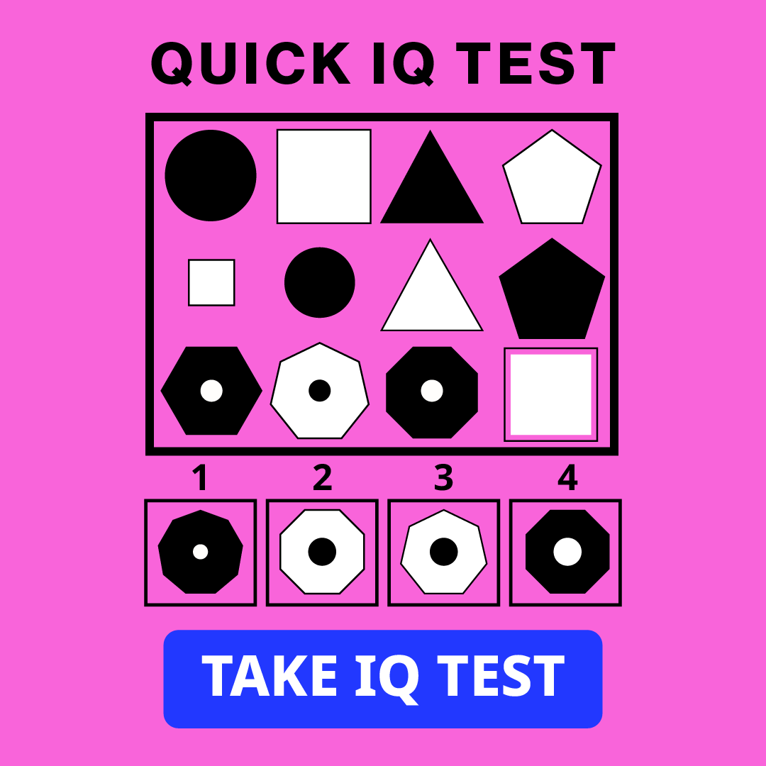 My IQ Facebook ad