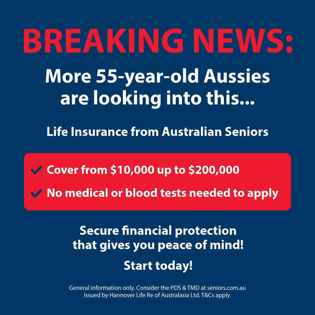 Australian Seniors Insurance Agency Facebook ad