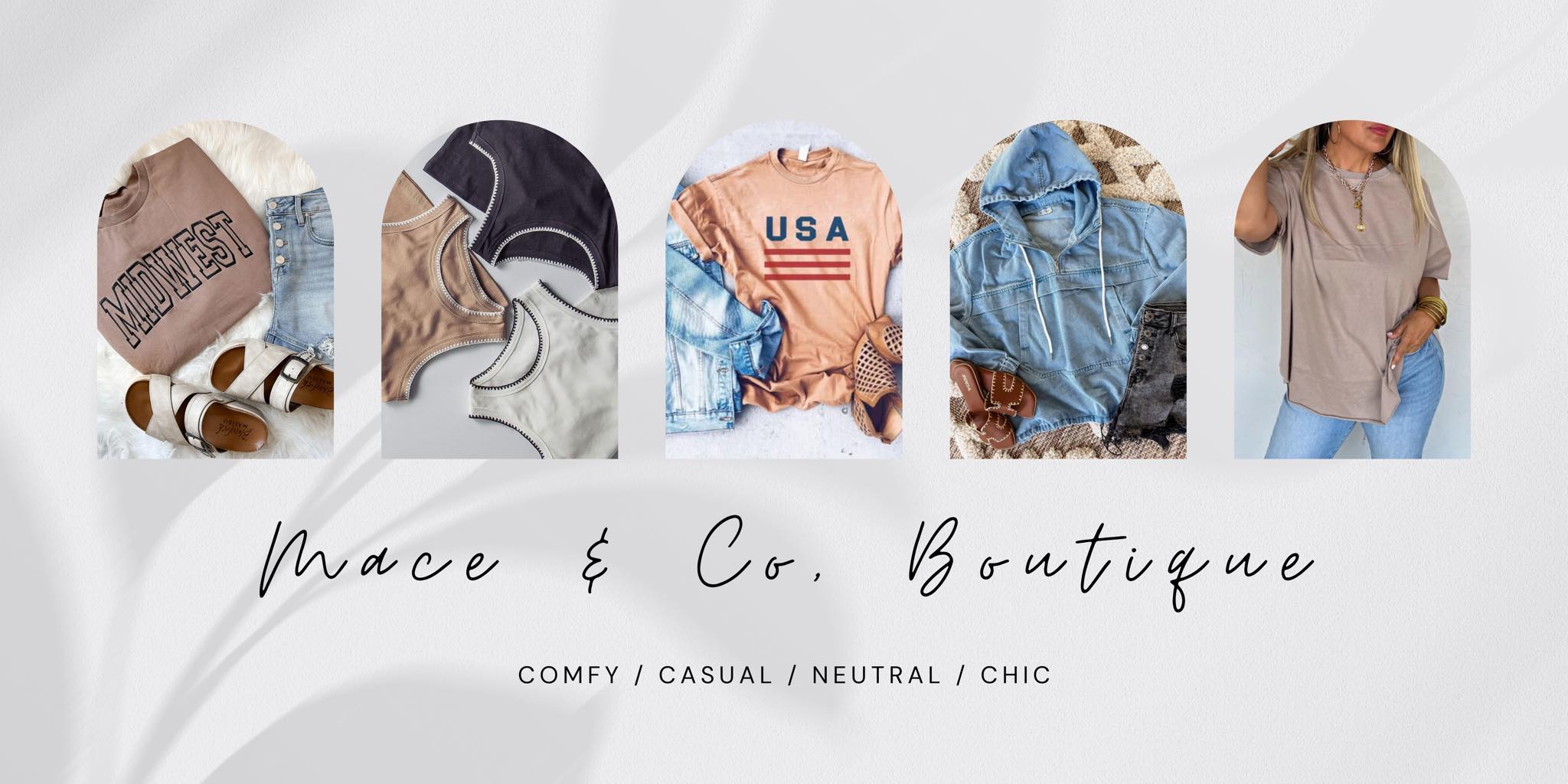 Mace & Co. Boutique Facebook ad: Affordable fashion boutique �