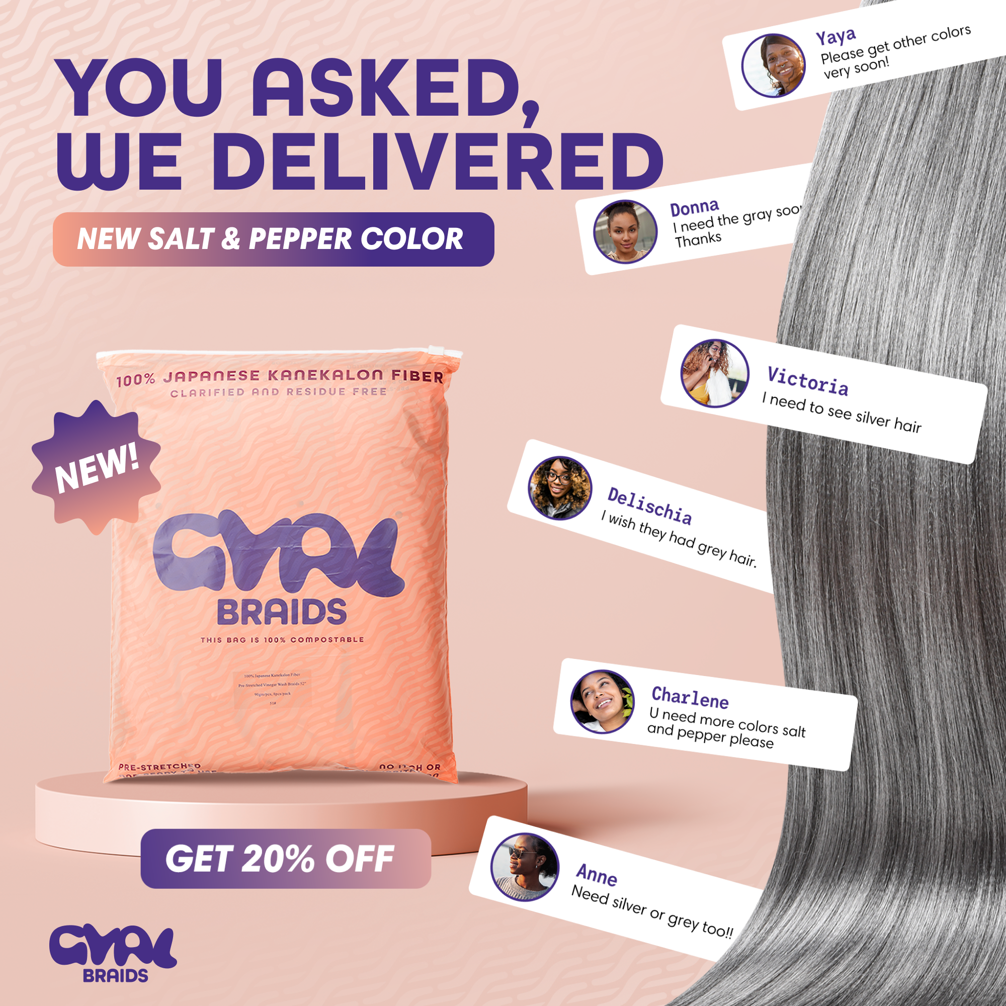 Gyal Braids Facebook ad