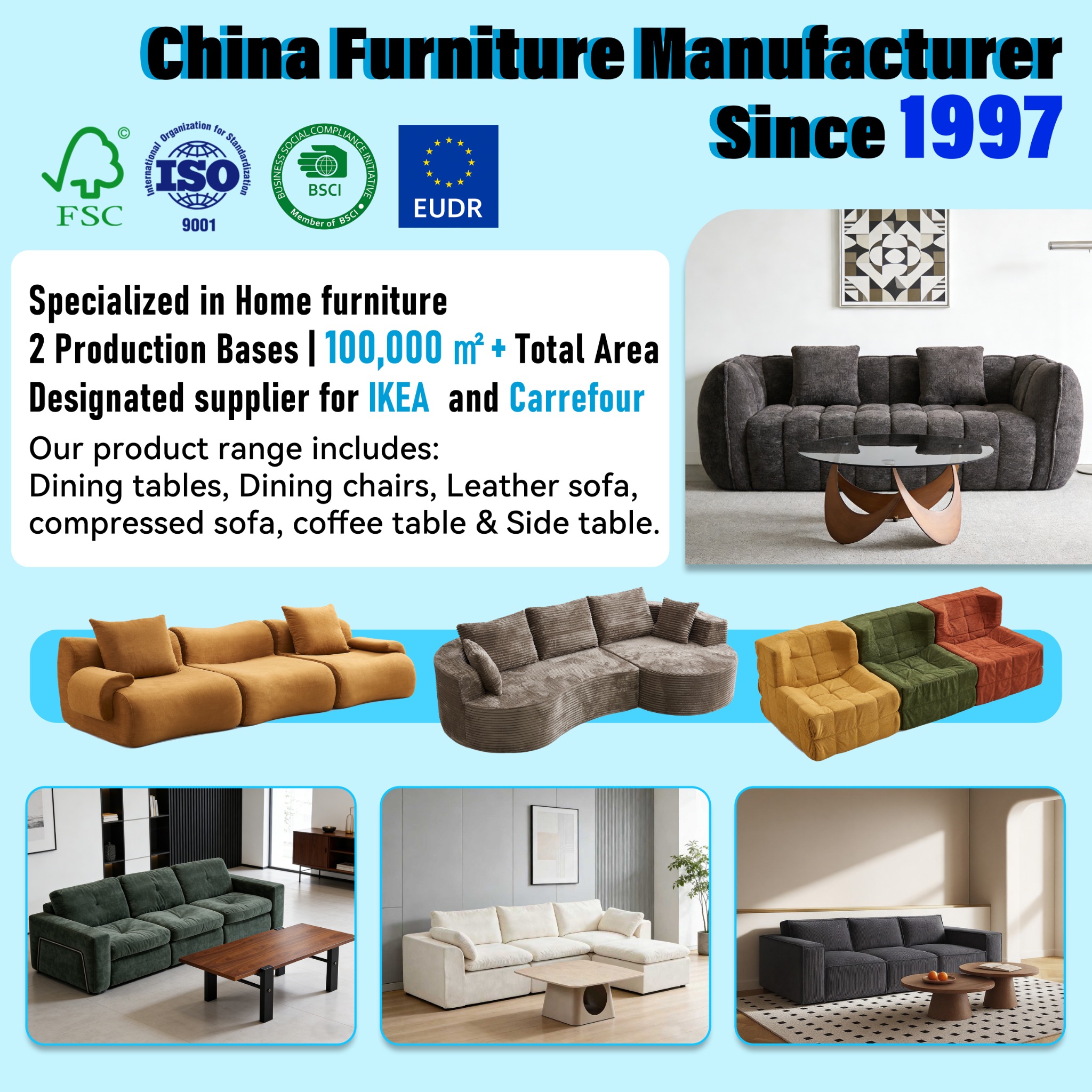 JXH furniture Facebook ad