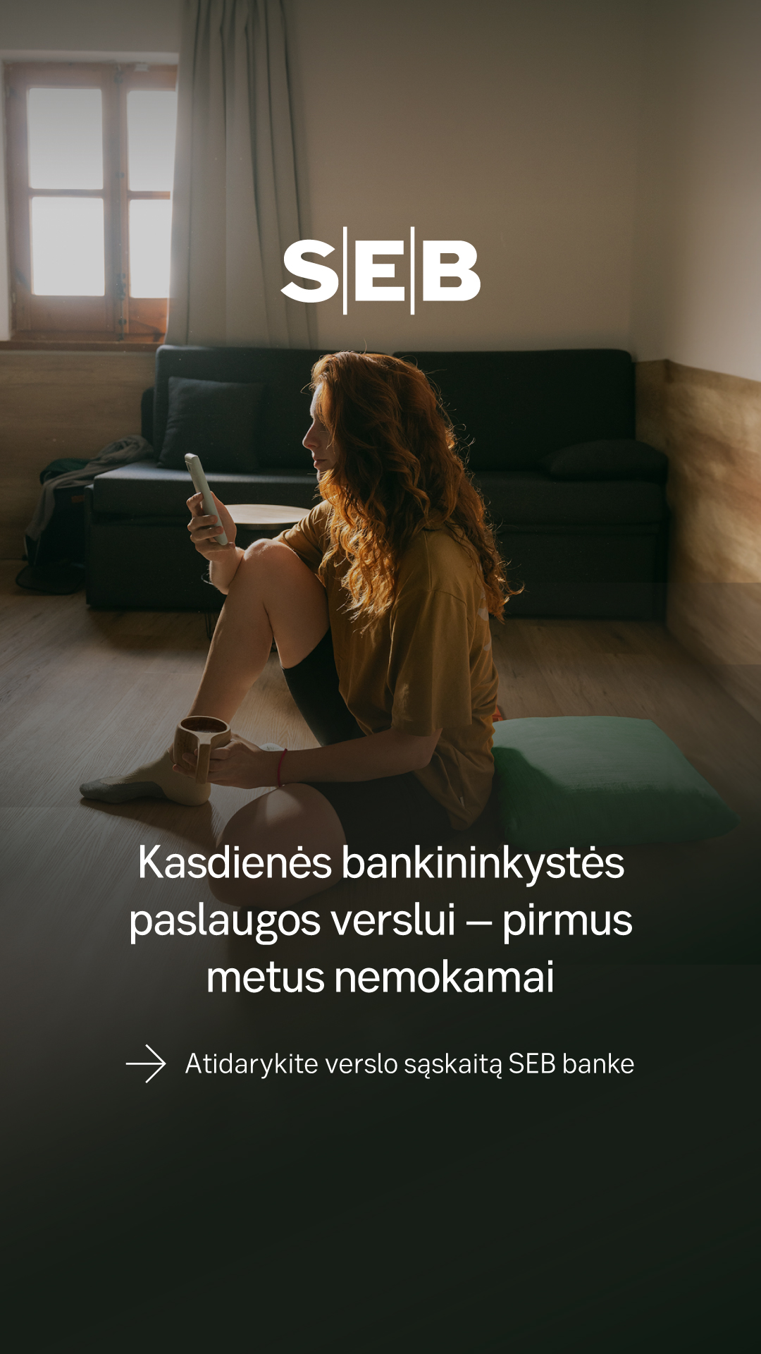 SEB Lietuvoje Facebook ad